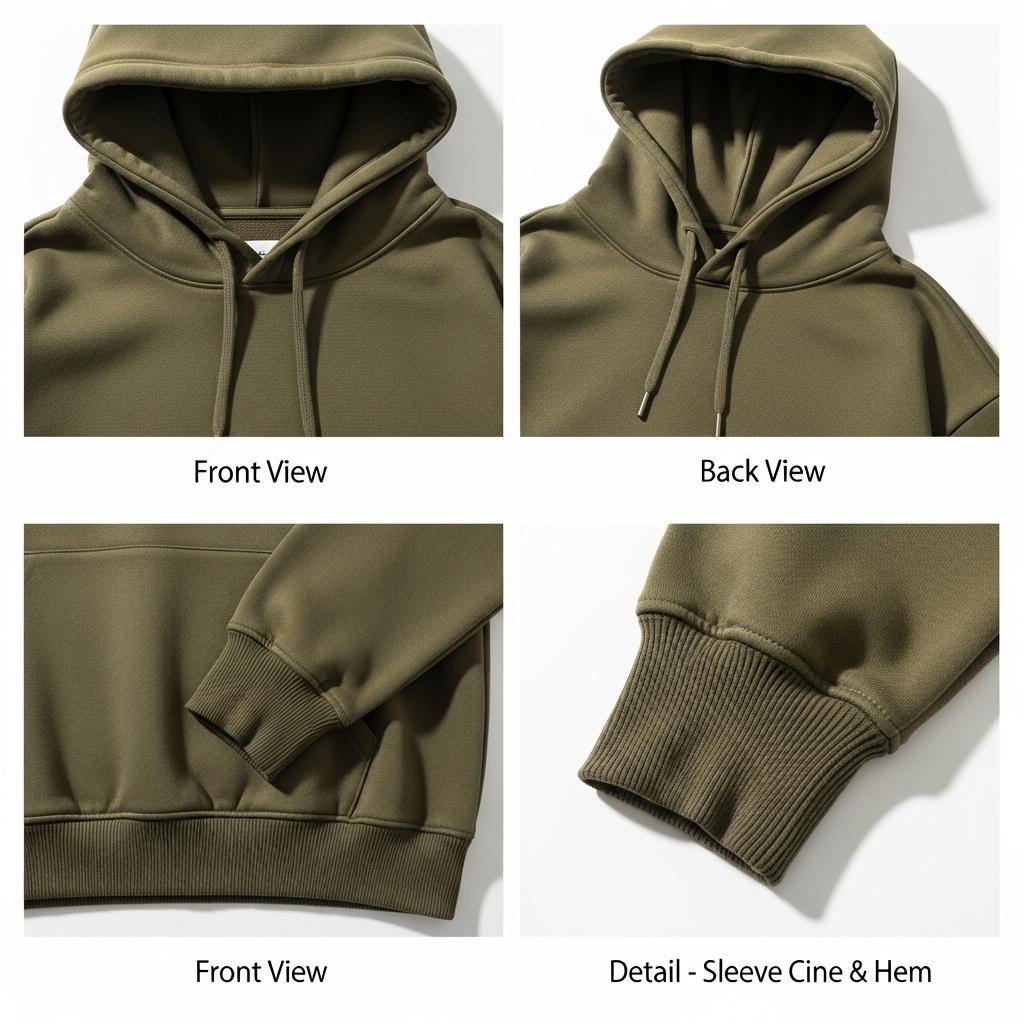 Hoodie groen